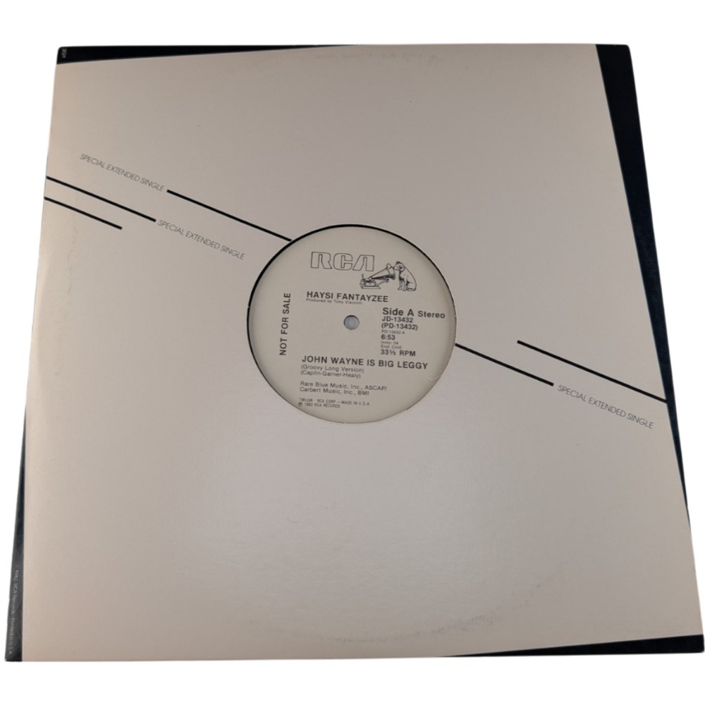 Haysi Fantayzee John Wayne Is Big Leggy 12" Promo RCA US 1982 JD-13432 EX/VG